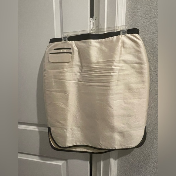 Jcrew Silk cream & black skirt Jenna Lyons era - Picture 2 of 4